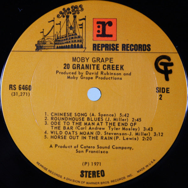 Moby Grape : 20 Granite Creek (LP, Album)