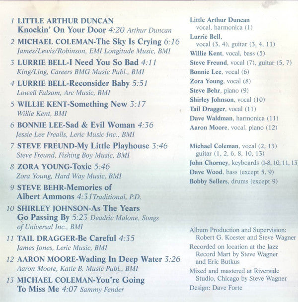 Michael Coleman (2) And The Delmark All-Stars : Blues Brunch At The Mart (CD, Album)