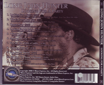 Long John Hunter : Looking For A Party (CD, Album)