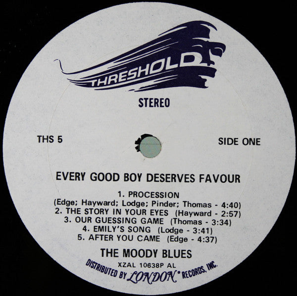The Moody Blues : Every Good Boy Deserves Favour (LP, Album, AL )