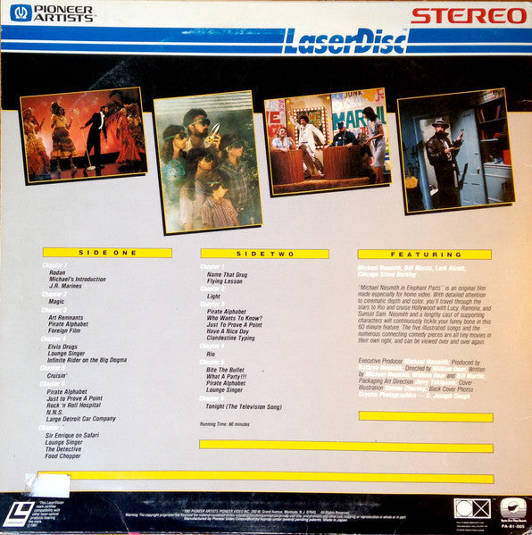 Michael Nesmith : Elephant Parts (Laserdisc, 12", NTSC)