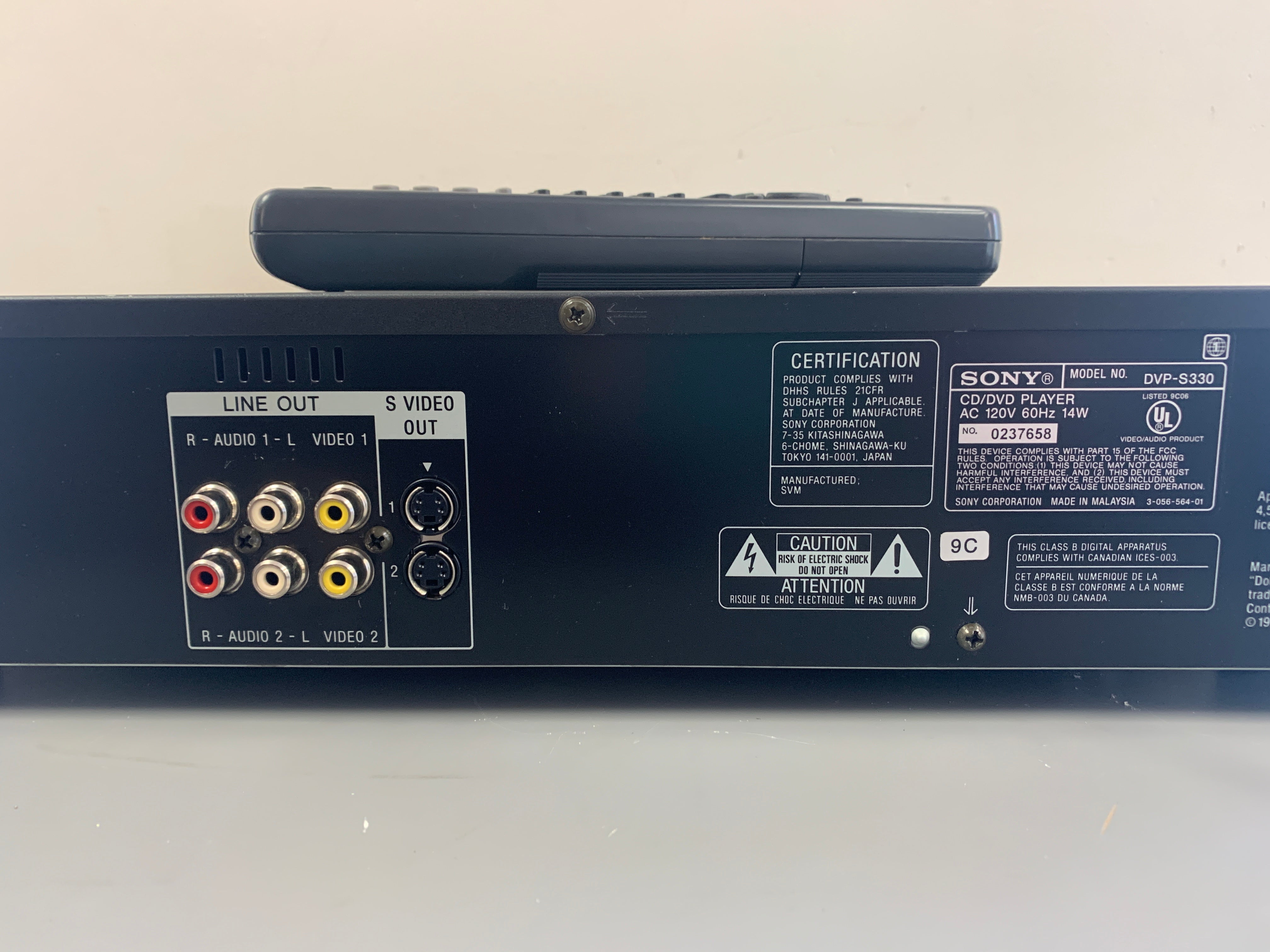 SONY『DVP-S303D』DVD.CDプレーヤー 定価60000円していました。動作