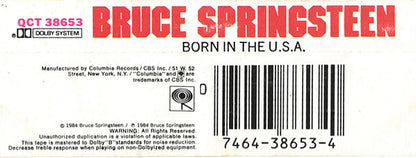 Bruce Springsteen : Born In The U.S.A. (Cass, Album)