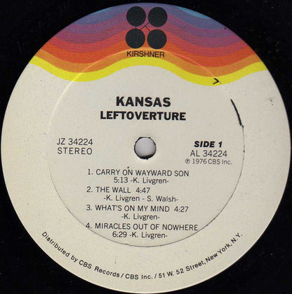 Kansas (2) : Leftoverture (LP, Album, Gol)