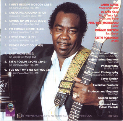 Larry Davis (4) : I Ain't Beggin' Nobody (CD, Album)