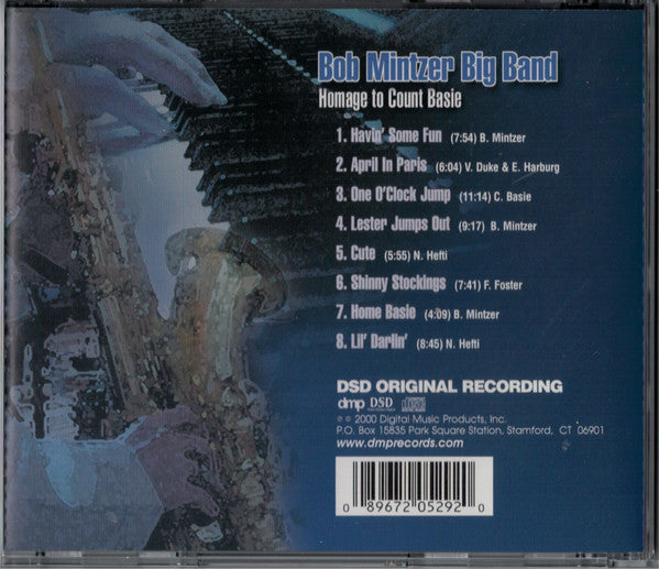 Bob Mintzer Big Band : Homage To Count Basie (CD, Album)