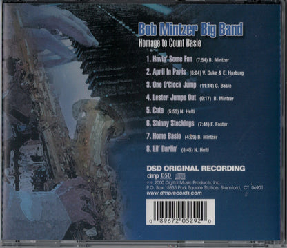 Bob Mintzer Big Band : Homage To Count Basie (CD, Album)