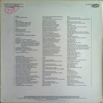 Sly And The Family Stone* : Stand! (LP, Album, Ter)