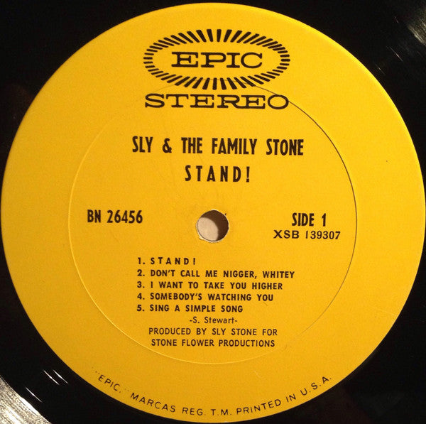 Sly And The Family Stone* : Stand! (LP, Album, Ter)