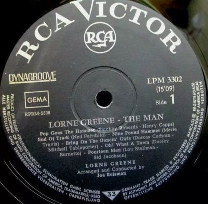 Lorne Greene : The Man (LP, Album)