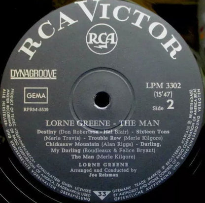 Lorne Greene : The Man (LP, Album)