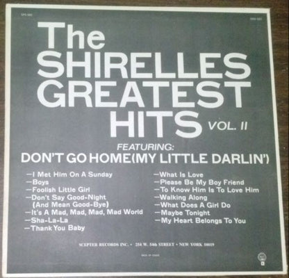 The Shirelles : The Shirelles' Greatest Hits Vol II. (LP, Comp)