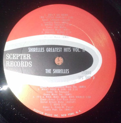 The Shirelles : The Shirelles' Greatest Hits Vol II. (LP, Comp)