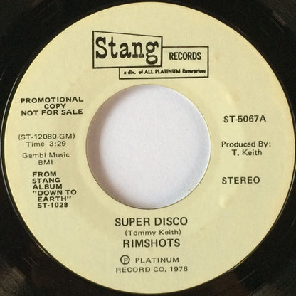 Rimshots* : Super Disco (7", Promo)