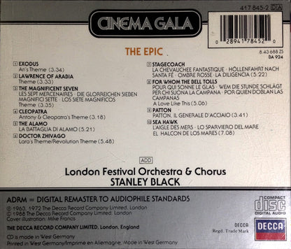 London Festival Orchestra & Chorus*, Stanley Black : The Epic (CD, Album, RM)