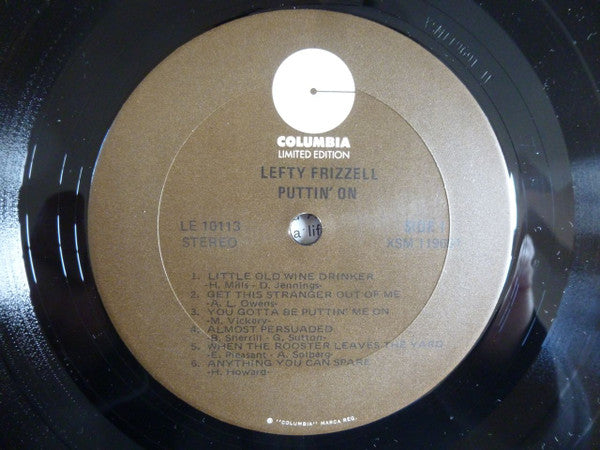 Lefty Frizzell : Puttin' On (LP, Album, RE)