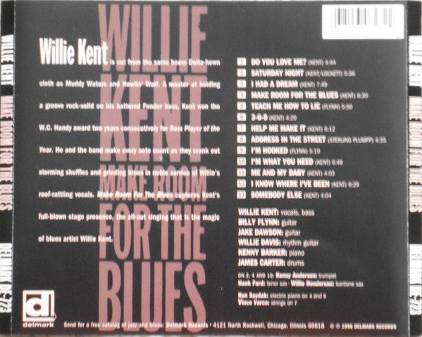 Willie Kent : Make Room For The Blues (CD, Album)