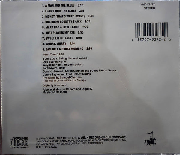 Buddy Guy : A Man And The Blues (CD, Album, RE)