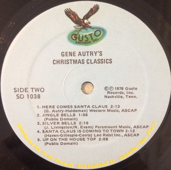 Gene Autry : Gene Autry's Christmas Classics (LP, Album, Comp)