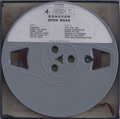 Donovan : Open Road (Reel, 4tr Stereo, 7" Reel, Album)