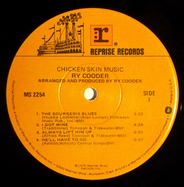Ry Cooder : Chicken Skin Music (LP, Album, Win)