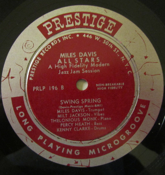 Miles Davis All Stars : Vol. 1 (10")