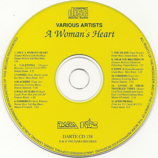 Various : A Woman's Heart (CD, Comp)