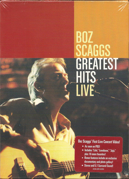 Boz Scaggs : Greatest Hits Live (DVD-V, Multichannel, NTSC, SRS)