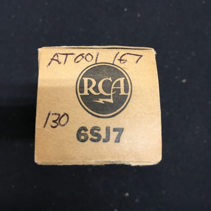 RCA 6SJ7 (Metal) Vacuum Tube * Tested 130%