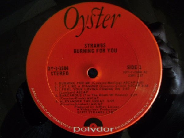 Strawbs : Burning For You (LP, Album, Pit)