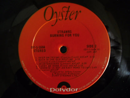 Strawbs : Burning For You (LP, Album, Pit)