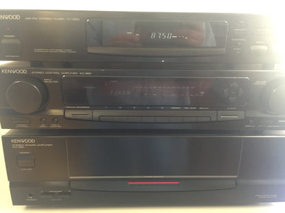 Kenwood KC-993 Preamplifier * KM-993 Power Amplifier 150W RMS * KT-593 Tuner