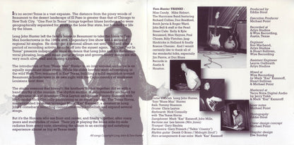 Long John Hunter And Tom "Blues Man" Hunter : One Foot In Texas (CD, Album)