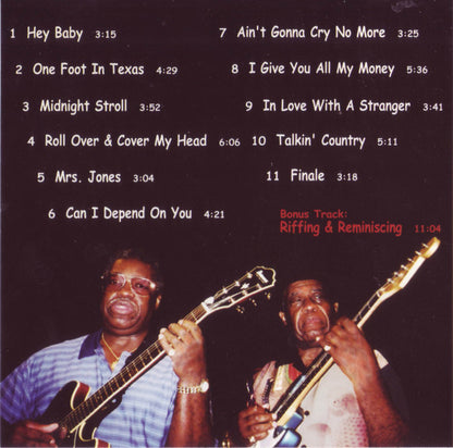 Long John Hunter And Tom "Blues Man" Hunter : One Foot In Texas (CD, Album)