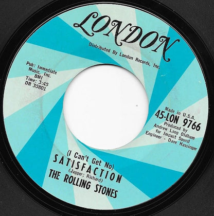 The Rolling Stones : (I Can't Get No) Satisfaction (7", Single, Styrene, Mon)