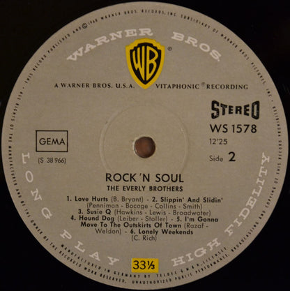 Everly Brothers : Rock 'n Soul (LP, Album)