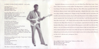 Luther Guitar Junior Johnson* & The Magic Rockers : Doin' The Sugar Too (CD, Album, RE)