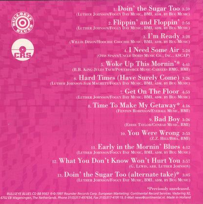 Luther Guitar Junior Johnson* & The Magic Rockers : Doin' The Sugar Too (CD, Album, RE)