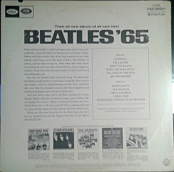 The Beatles : Beatles '65 (LP, Album, Mono, Roc)