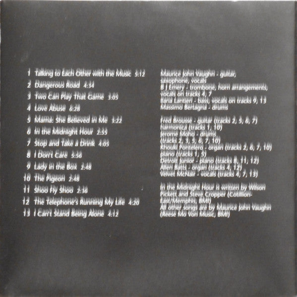 Maurice John Vaughn : Dangerous Road (CD, Album)