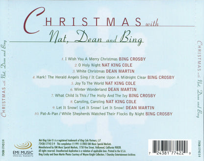 Nat*, Dean* And Bing* : Christmas With Nat, Dean And Bing (CD, Comp, RE)