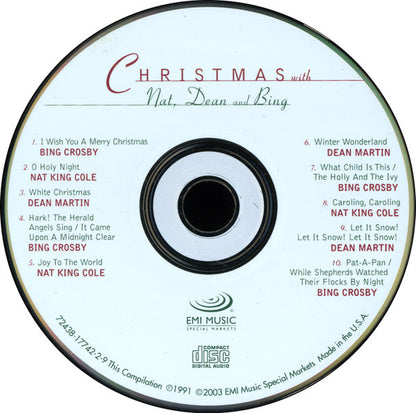 Nat*, Dean* And Bing* : Christmas With Nat, Dean And Bing (CD, Comp, RE)
