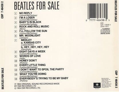 The Beatles : Beatles For Sale (CD, Album, Mono, RE, Son)