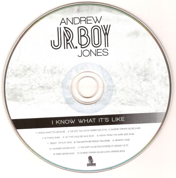 Andrew "Jr. Boy" Jones : I Know What It's Like (CD, Album)