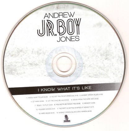 Andrew "Jr. Boy" Jones : I Know What It's Like (CD, Album)