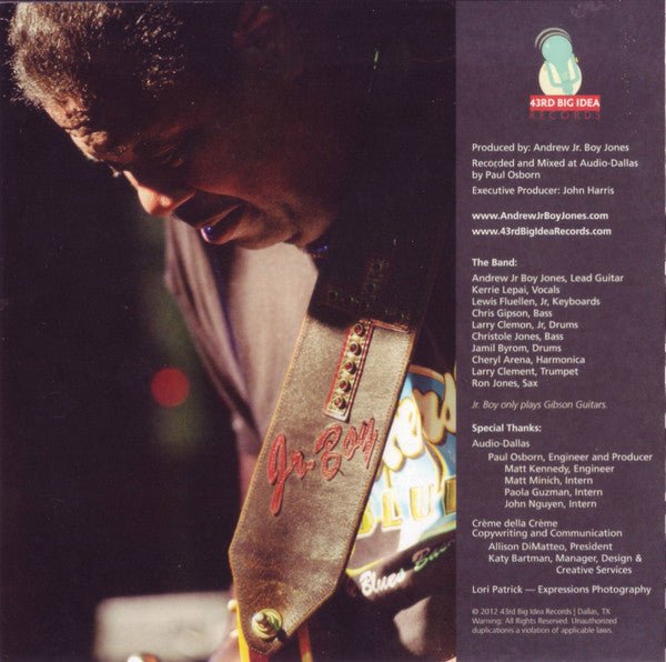Andrew "Jr. Boy" Jones : I Know What It's Like (CD, Album)