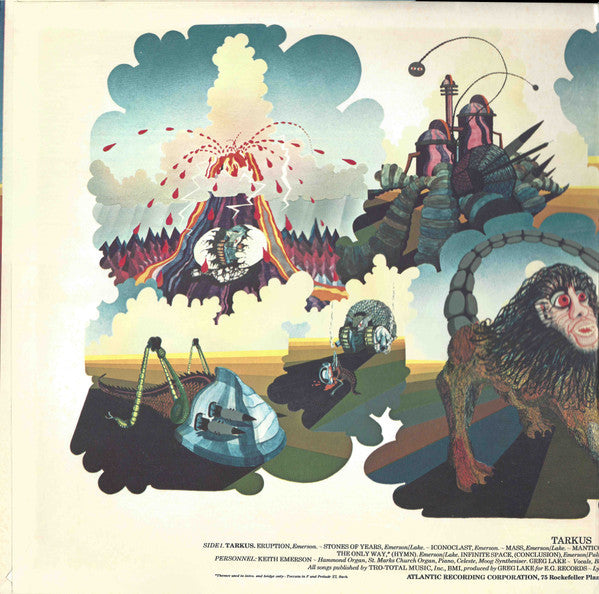 Emerson, Lake & Palmer : Tarkus (LP, Album, RE, PR-)