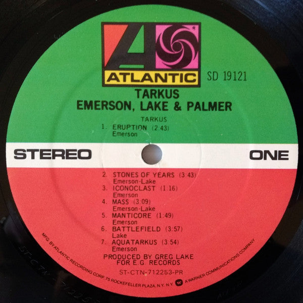 Emerson, Lake & Palmer : Tarkus (LP, Album, RE, PR-)