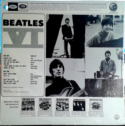 The Beatles : Beatles VI (LP, Album, RE, Ora)