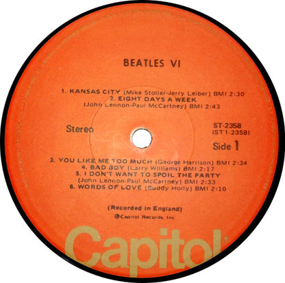 The Beatles : Beatles VI (LP, Album, RE, Ora)
